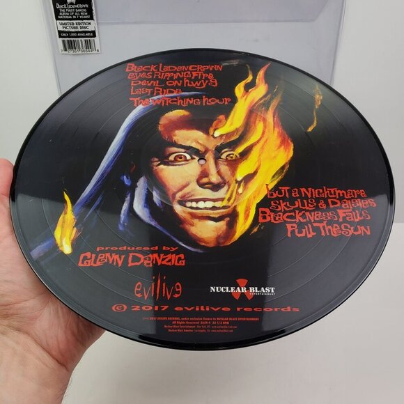 Danzig Black Laden Crown Vinyl Picture Disc Record Evilive Limited Edition 1,000 - Picture 8 of 9